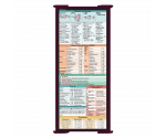 WhiteCoat Clipboard® Trifold - Wine Physical Therapy Edition
